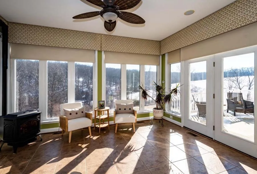 Outdoor living additions in Maryland homes